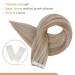 FSHINE Tape Extensions - Real Hair 50g 35cm Ash Blond Highlight - Invisible Hair Tape Extensions #18P613 - 20 Pieces Straight Hair - Buy Online on GoSupps.com
