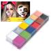 12 Color Professional DIY Body Makeup Palette - Fast Drying Water-Based for Face & Body Art | Versatile Custom Makeup Solutions - Buy Online on GoSupps.com
