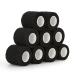 9 Roll self -adhesive bandage 5cm x 4.5m adhesive bandage self -adhering bandage pet vet wrap for cat dog horse cohesive bandage elastic bandage for wrist cohesive paving association (black)