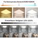 Buy RGB Dimmable Glitter LED Ceiling Lamp 45cm Remote Control Angular Lighting for Living Room Bedroom & Kids' Room - 24W White Ceiling Light - Buy Online on GoSupps.com