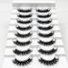 KOKAY Russian Strip False Eyelashes - 8 Pairs DD Curl Faux Mink 3D Fake Lashes (K13) - Buy Online on GoSupps.com