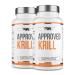 Wfn Approved Krill - Superba Boost Antarctic Krill oil high -dose - 2x90 capsules - 1000mg krilloel per day - rich to Omega 3 EPA & DHA - without additives - produced in Germany - External laboratory test 180 pieces (1 Pack)