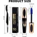 Blue Waterproof Mascara for Eyelashes 5D Silk Fiber Mascara with Folding Eyelash Comb Brush Liquid Colored Mascara Lash Extensions Volumizing and Thick Smudge-proof Long Lasting Party Stage Use - Buy Online on GoSupps.com