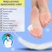 4-Pack Medium-Footed Toe Spreader with Gel Cushion | Breathable Forefoot Pain Relief for Diabetic Feet - Skin Color - Buy Online on GoSupps.com