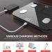 FITINDEX Smart Body Fat Scale | BMI Bathroom Scale with App | Digital Body Composition Analyzer | Rechargeable Weight Monitor - Buy Online on GoSupps.com