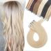 Tape in Extensions Real Hair Extension Adhesive Tape Hairpiece 20 Pieces