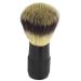 Foam Beard Brush Black Alloy Handle Beard Brush Soft Bristle Synthetic Beard Brush Male Friend Travel Shaving Brush