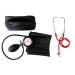 Blood pressure monitor upper arm 1-tube + stethoscope double head red double head stethoscope certified clinical quality