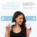 Bloom Teeth Whitening Kit | Fast Acting 35% Carbamide Peroxide Gel + 5X LED Light | Whiten Teeth in 10 Minutes | No Sensitivity with Coconut Oil & Hydroxyapatite - Buy Online on GoSupps.com