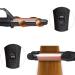 AmoVee Travel Curling Iron & Flat Iron 2 in 1 Mini Hair Straightener 1 Inch Dual Voltage - Black - Buy Online on GoSupps.com