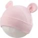 XIAOHAWANG Newborn Hospital Hat Preemie Boys Girls Beanie Cotton Bear Ears Baby Hats - 0-12 Months (White/Pink/Gray) - Buy Online on GoSupps.com