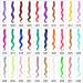 Feather Hair Extension Synthetic Rainbow Colors One Clip In Hair Extensions Curl Long Hair For Women Hair Piece Blue Pink Purple Red Green crochet hair extension set (Color : Q04 Size : 18inches) 18inches Q04 - Buy Online on GoSupps.com