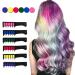 Warm girl 6 colors hair chalk comb temporary hair color chalk chamm washable for gift diy cosplay for carnival Christmas halloween birthday parties