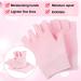 2 Pairs Moisturizing Fingerless Gloves for Dry, Rough, and Cracked Hands - Pink and Black - Buy Online on GoSupps.com