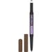 Maybelline New York Maybelline Express Brow 2-in-1 Pencil and Powder Medium Brown 0.02 Fl. Ounce 257 Medium Brown 0.02 fluid_ounces (Pack of 2)