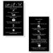 50 Pack Lash Lift + Tint Aftercare Instruction Cards | Boutique Marketing LLC | DIY Eyelash Kit | Black Design - Buy Online on GoSupps.com