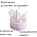 Komociya 2x Cardiac Contact Lens Containers with Mirrors - Portable Travel Kit with Cleaner Solution Tweezers & Remover - Violet - Buy Online on GoSupps.com