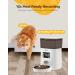 Ciays Automatic Cat Feeder 5.6L - Up to 20 Portions, 4 Meals a Day, Dual Power Supply, Voice Recorder - Pet Food Dispenser for Cats & Dogs - White - Buy Online on GoSupps.com