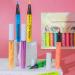 Colored Liquid Eye Liner Waterproof Fluorescent Eye Liner Face Glitter - UV Neon Pigmented Graphic Liners Face & Body Painting Liner Festival Makeup Kit for Women Girls - Buy Online on GoSupps.com