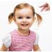 300PCs Transparent Mini Elastic Hair Ties - Perfect for Children's Hair Wedding Styles & More (Black) - Buy Online on GoSupps.com