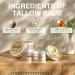 Beef Tallow for Skin, Tallow and Honey Balm,Tallow Face Moisturizer, Natural Grass-Fed Beef Tallow Balm with Raw Honey Moisturizing Cream for Body Lotion Skin Care - Buy Online on GoSupps.com