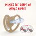 Buy NUK Space Baby Pacifier | 0-6 Months | BPA-Free Silicone | Extra Ventilation for Sensitive Skin | Fox Design | 2 Pack - International Shipping Available - Buy Online on GoSupps.com
