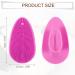 VOCOSTE Silicone Face Scrubber Exfoliator - Soft Cleansing Brush & Facial Wash Tool in Rose Red | Perfect for Gentle Exfoliation - Buy Online on GoSupps.com