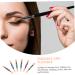 Beatifufu 30pcs Double Ended Eye Shadow Stick Eye Makeup Make up Sponge Eyebrow Brush Rod Aluminum - Buy Online on GoSupps.com