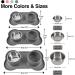 Juqiboom Dog Bowls - 2 Stainless Steel Bowls with Non-Spill Silicone Mat - 13 oz Each - for Small/Medium Pets - Gray - Buy Online on GoSupps.com