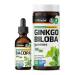 BIO KRAUTER Bacopa Tincture 2 Fl. Oz. & Ginkgo Biloba 90 Gummies