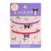 Sanrio Kuromi Hair ties Hair Band Bracelet Ponytail Hair Accessories 2pcs Set Kuromi/Face