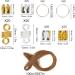 Hair Braid Rings Multi Purpose Fashionable Anti Oxidation Hair Dreadlocks Beads for Hair Decorations - Buy Online on GoSupps.com