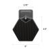 Tooletries Silicone Body Scrubber & Storage Hook - Charcoal | Shower Bathroom Organizer with Silicone-Grip Technology - Buy Online on GoSupps.com