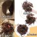 Tousled Updo Messy Bun Hair Extension - Synthetic Wavy Hairpiece in Strawberry Blonde & Platinum Blonde - Buy Online on GoSupps.com