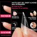 UNA GELLA Short Almond Fake Nails - 504PCS Soft Gel Nail Tips for DIY Nail Art | Salon Quality Half Cover Extensions - 12 Sizes A-XS - Buy Online on GoSupps.com