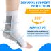 Functional Socks for Neuropathy | Soothe Compression & Ankle Brace Socks for Men & Women - L/XL White - Buy Online on GoSupps.com