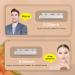 Asenum Eyebrow Razor & 20 Blades - Metal Face Hair Remover for Women | Peach Fuzz & Eyebrow Shaper in Matte Rose Gold - Buy Online on GoSupps.com