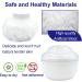 Large Fluffy Body Powder Container | Baby Care Face/Body Villus Powder Puff Box | Talcum Powder Container with Hand Holder - White - Buy Online on GoSupps.com