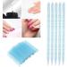 Cuticle Manicure Pedicure Stick Nail Cleaning Nail Stick Nail Drilling for Nail Salon for Home Use(blue) - Buy Online on GoSupps.com
