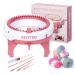 Knitting Machine 48 Needles Knitting Machine Smart Weaving Loom Round Knitting Machines with Row Counter for Adults or Kids DIY Knit Loom Machine Kit for Hat Scarves Gloves Socks