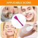 Brush for Face - Double Head Skincare Spatula Face Brush | Beauty Tools Accessories Reusable Facial Tools Multifunctional Skin Care Tool for Applying Facial Mud Caume Hot Pink - Buy Online on GoSupps.com