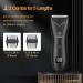 Body Hair Trimmer for Men Electric Hair Clippers Ball Trimmer with Ceramic Blade Waterproof Pubic Groin Hair Trimmer Grooming Kit with LCD Display & Recharge Dock Black - Buy Online on GoSupps.com