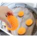 Yctze Set of 4 Orange Reusable Dryer Balls - Antistatic Unscented XL Plastic for Home Laundry & Lint Removal - Buy Online on GoSupps.com