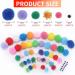 1200PCS Assorted Multi-Color Pom Poms Balls + 200PCS Googly Eyes - Craft & Hobby Supplies - Buy Online on GoSupps.com