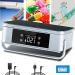 Portable Insulin Cooler High Capacity Insulin Refrigerated Box 2-8 C Small Thermostat Drug Reefer Mini Car Refrigerator 10000mAh Built-Battery For Home Airplane Camping 1 battery