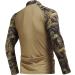 Rodeel Men's 1/4 Zip Running Hiking Shirt UPF 50+ Sun Protection - Khaki Small - Buy Online on GoSupps.com