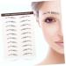 FOMIYES 24 Pcs Eyebrow Stickers Waterproof Stickers Grooming Shaping Eyebrow Sticker Eyebrow Tattoos Bionic - Buy Online on GoSupps.com
