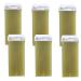Dermawax 6x roll on wax olive wax warm wax of 100 ml roll-on waxing pads warm-growing patrons depilatory wax hair removal- depilation waxing body care replenishment set