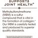 Nature's Way MSM 1000mg Tablets - 200 Count Pack | Joint Health Support - Buy Online on GoSupps.com
