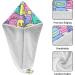 Abstract Colorful Robots Hair Towel 2 Pack | Super Absorbent Quick Dry Hair Turbans for Women & Girls - Buy Online on GoSupps.com
